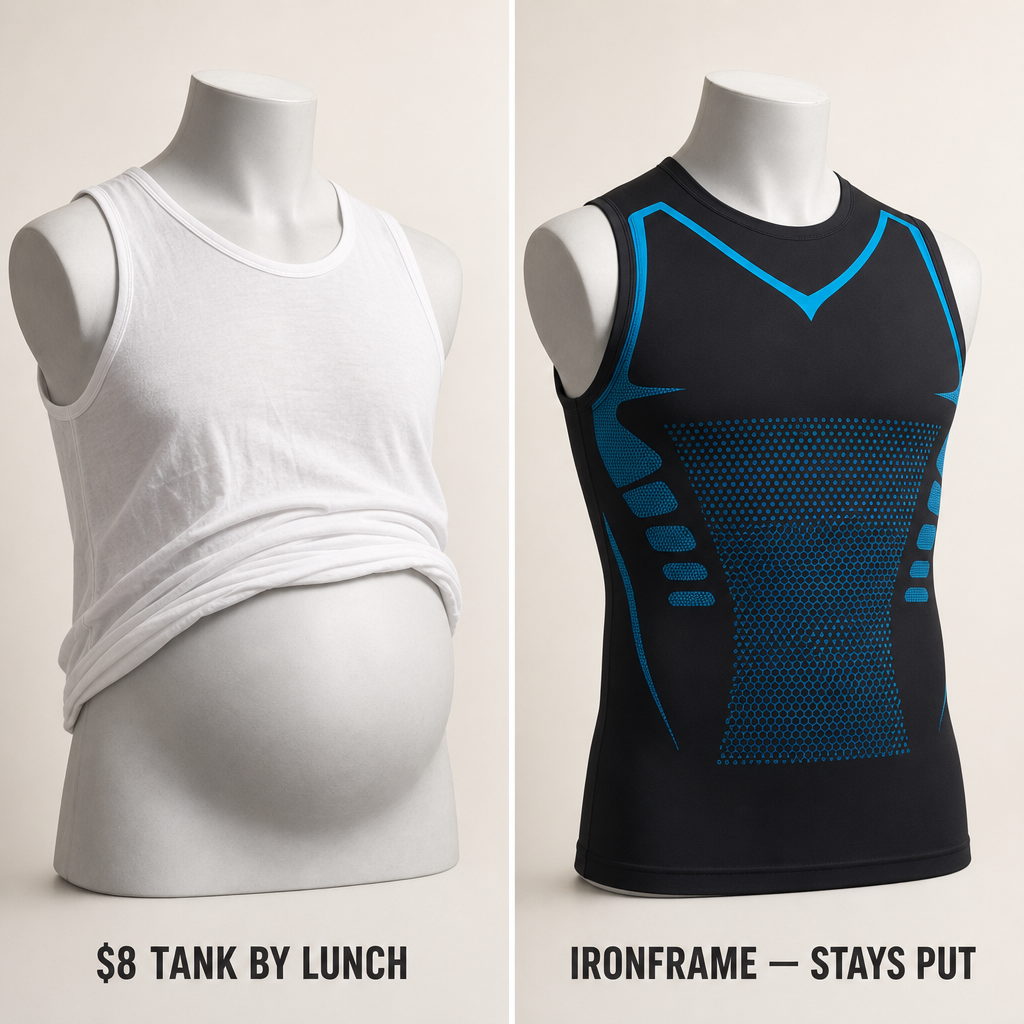 Cheap tank rolled up versus IronFrame staying anchored